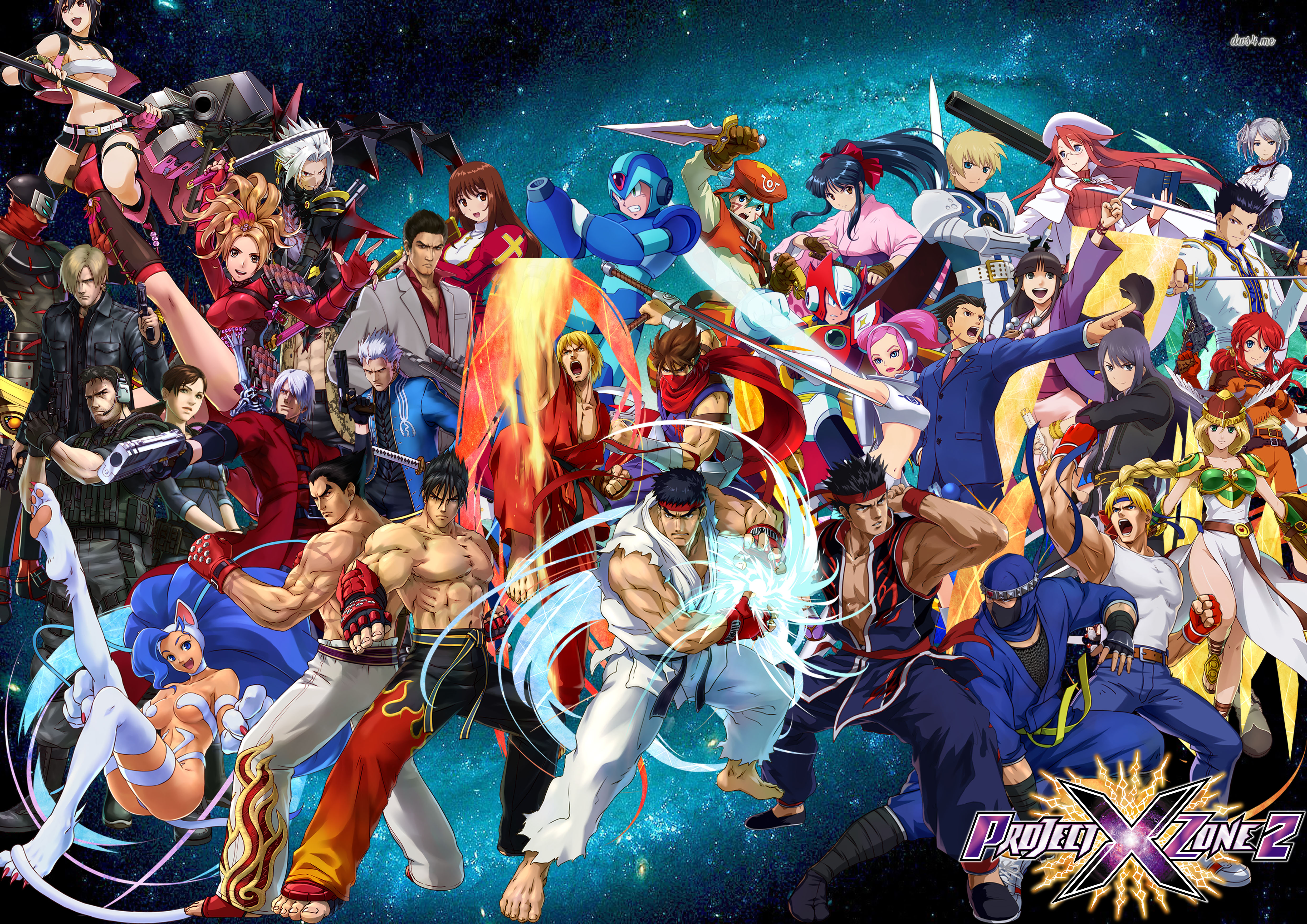 The 58 Playable Characters in Project X Zone 2