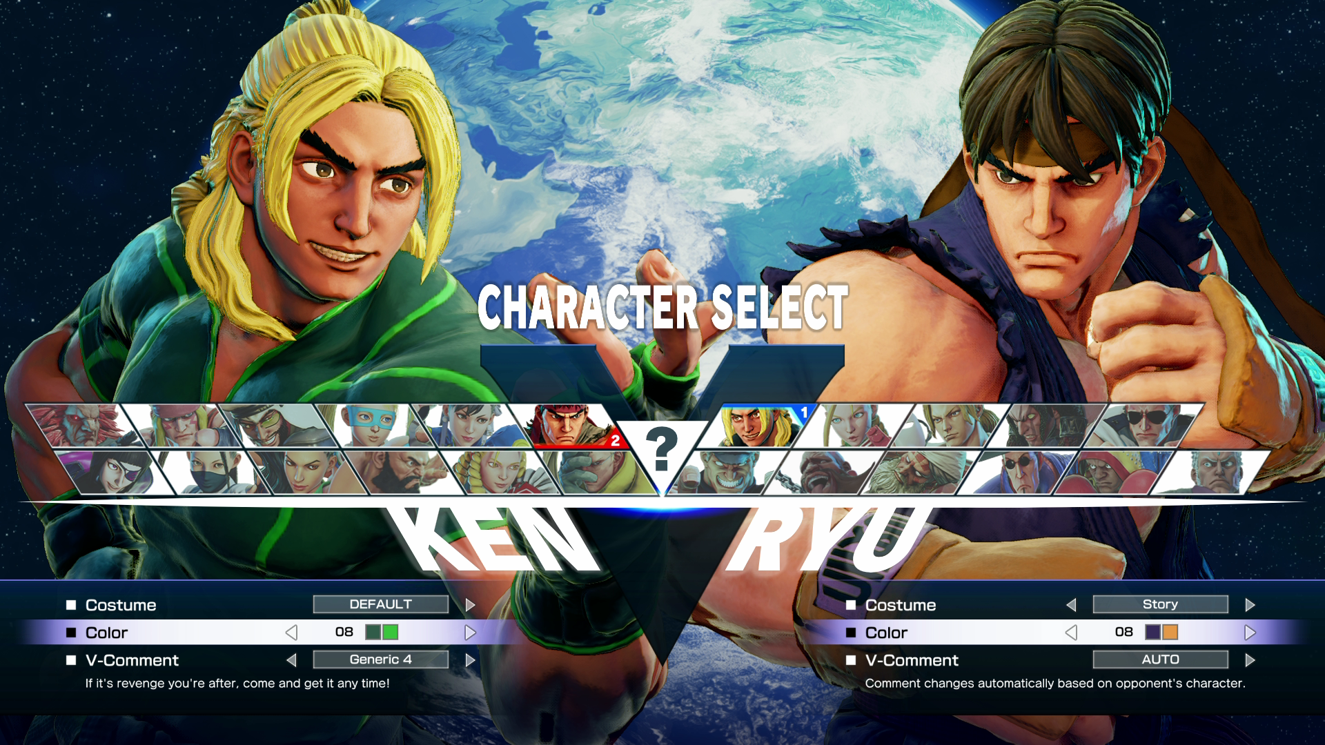 Check out the first 10 colors for Guile's default, story mode, and premium  costumes in Street Fighter 5